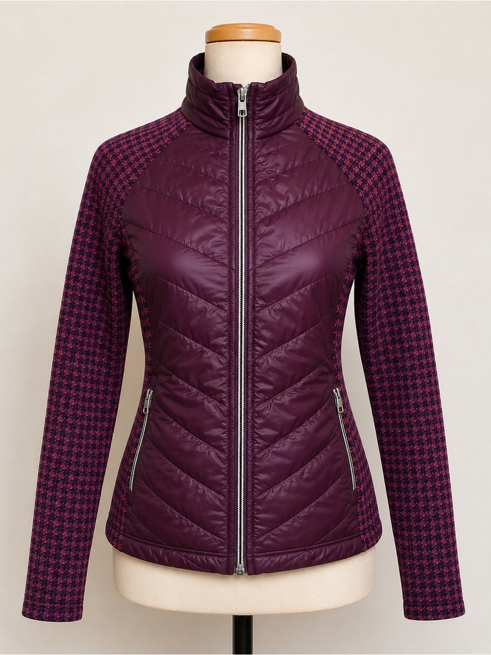 Smartwool Smartloft merino wool hybrid jacket burgundy womens XS Gorpcore